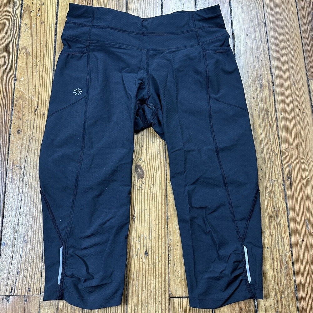 Athleta Activewear Pants Women‎ Size XS Black Capri Leggings